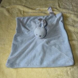 Animal Adventure Blue Bunny Rabbit Lovey Security Blanket 2019 Blue Button